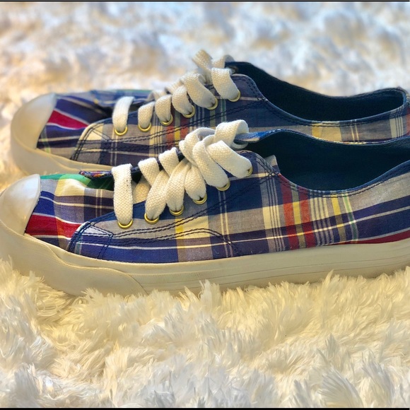 womens plaid tennis shoes
